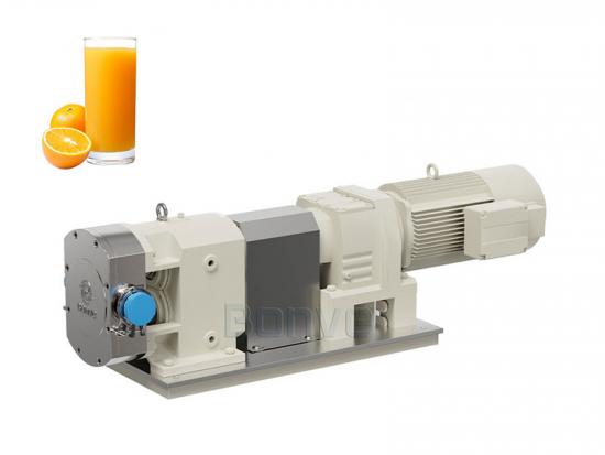 Bombas de lóbulos para transferencia de jugo concentrado